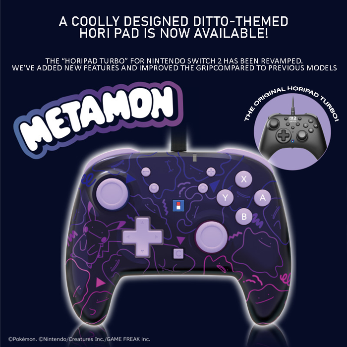 Hori Wired Horipad Turbo for Nintendo Switch 2 - Ditto [NSX-184A]