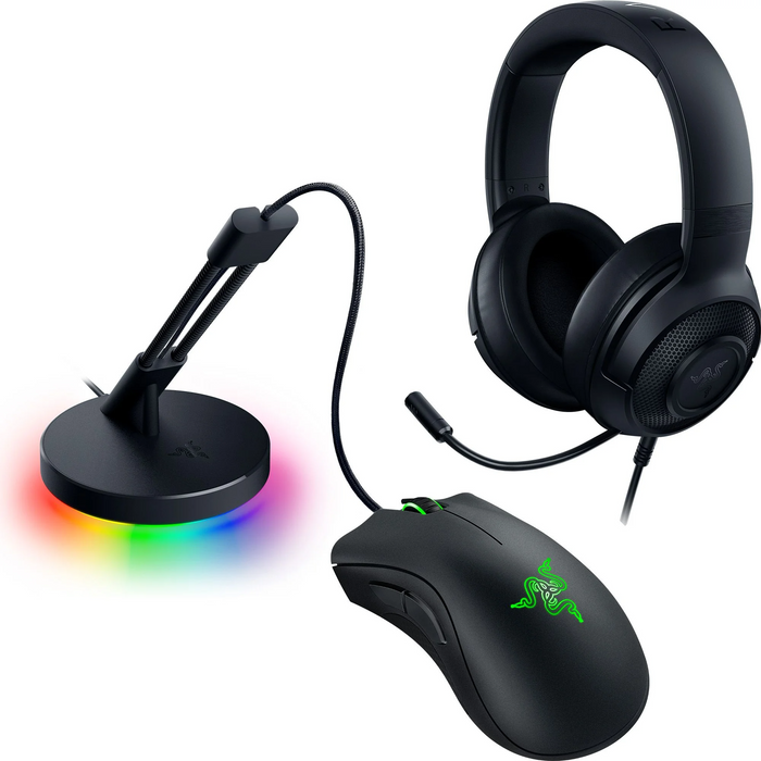 Razer Game on Bundle (Deathadder Essential/Mouse Bungee V3 Chroma/Kraken X Lite) [RZ85-03850100-B3U1]