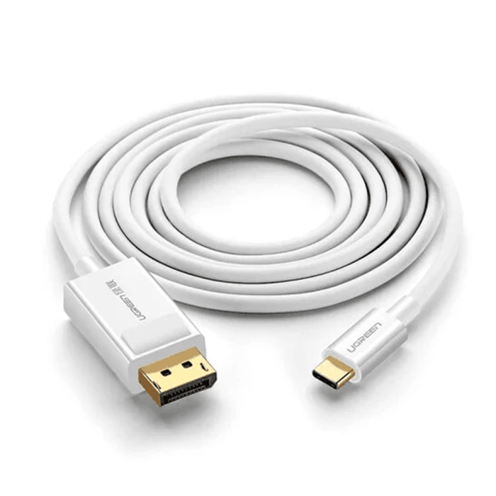 UGreen USB Type C to DP Cable 1.5M - White [MM139/40420]