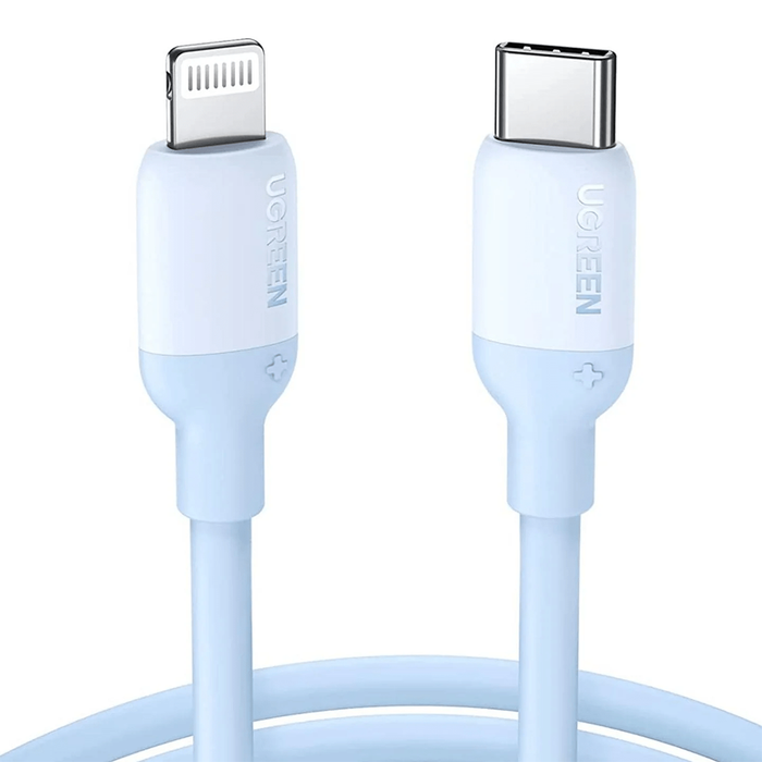 UGreen USB C to Lightning Silicon Cable 1M