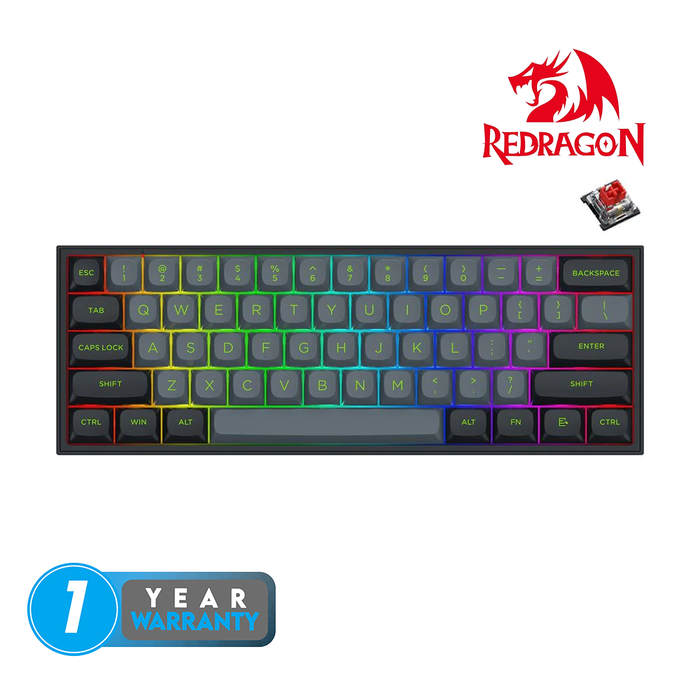 Redragon Keyboard Wired (K617-RGB) FIZZ