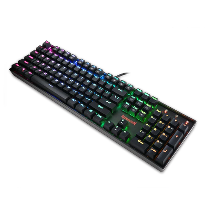 Redragon Wired K551RGB-1 V2 MITRA Mechanical Keyboard - Black [Blue Switch]