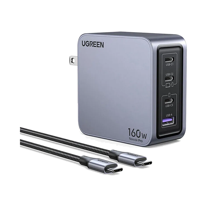 UGreen Nexode Pro 160W 4-Port GaN Fast Charger Set US [X763/25876]