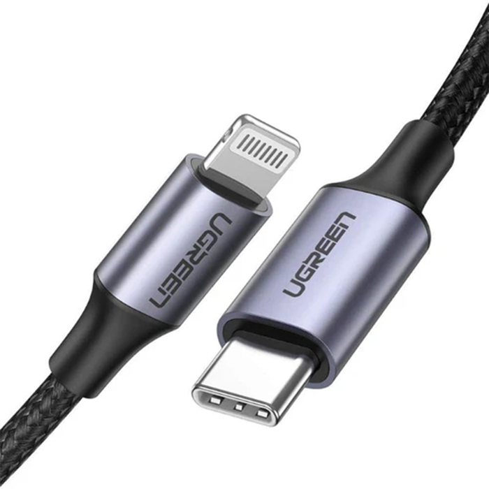 Ugreen Lightning To Type-C 2.0 Male Cable 1M - Black [US304/60759]