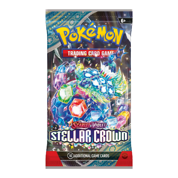 Pokemon TCG Scarlet & Violet 7 Stellar Crown Booster Bundle (6 packs)