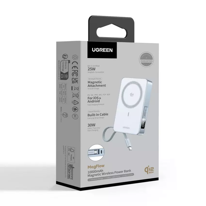 UGreen 10000mAH Magnetic Wireless Power Bank [PB773/65958B]