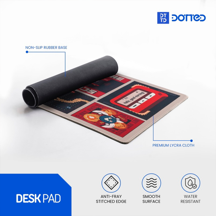 Dotted Desk Pad - Batang 90's (XL) (900x400x4mm)