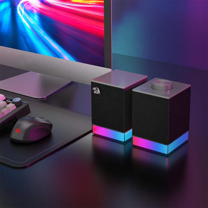 Redragon GS517 RGB Glyph 2.0 BT Stereo Speaker - Black