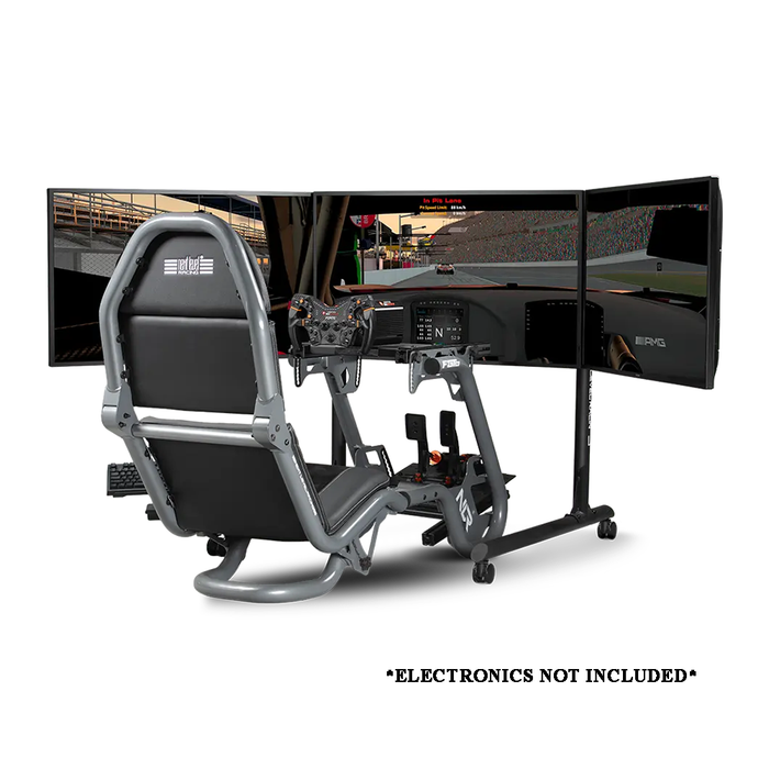 Next Level Racing Round Tube Free Standing Triple Monitor Stand [R011]
