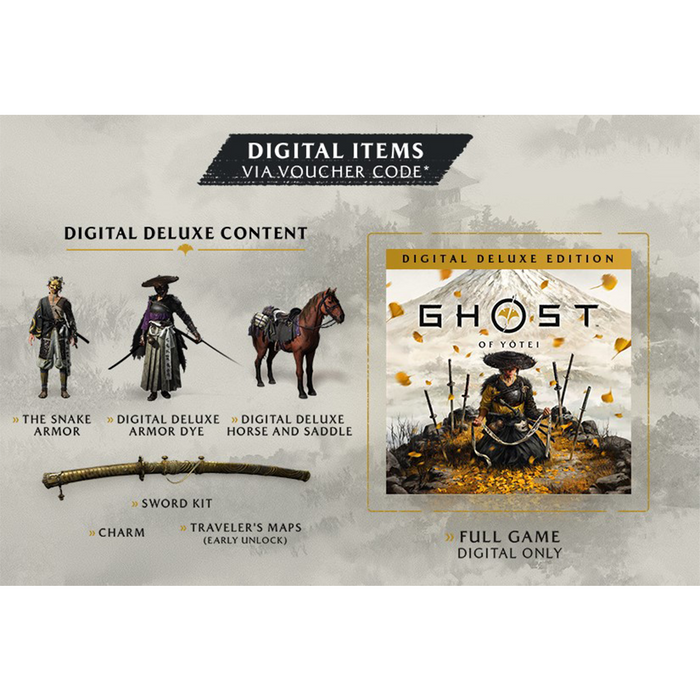 Ghost Of Tsushima Digital Deluxe Edition Horse Ghost Of Tsushima