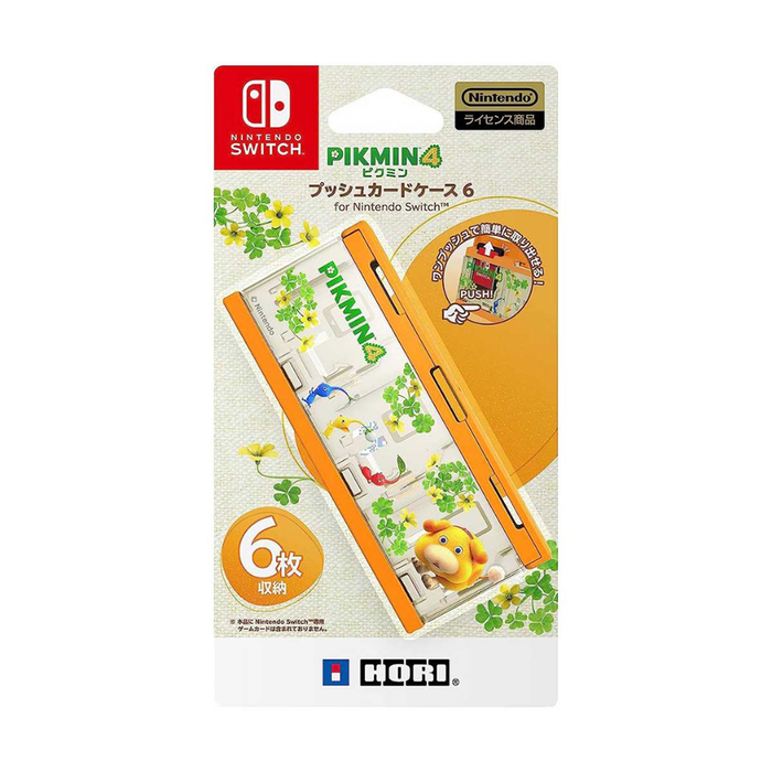 Hori Push Card Case 6 for NS - Pikmin 4 [NSW-495]
