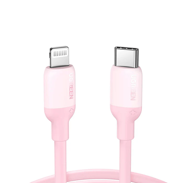 UGreen USB C to Lightning Silicon Cable 1M