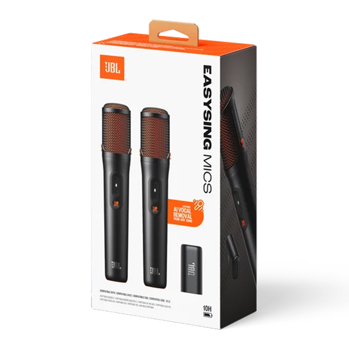 JBL Easysing Mics Two Wireless AI-Powered Microphones