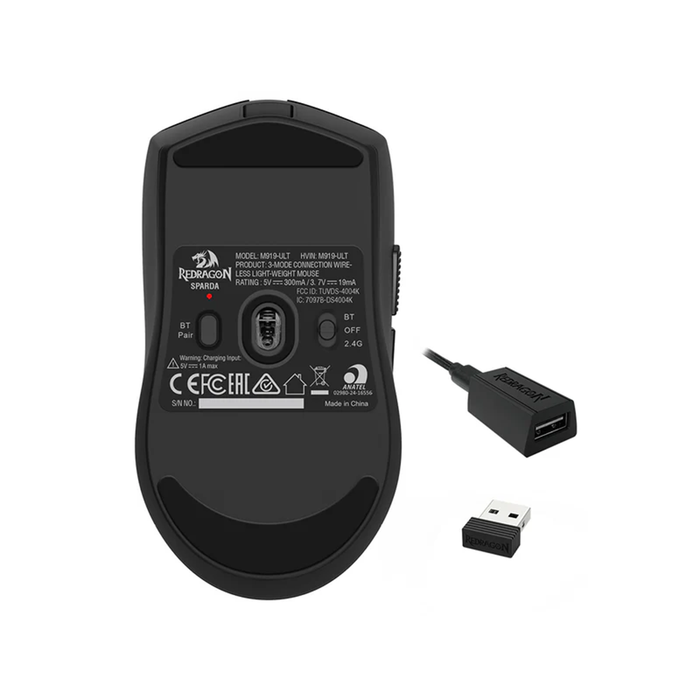 Redragon Wireless Mouse (M919-ULT) Sparda - Black