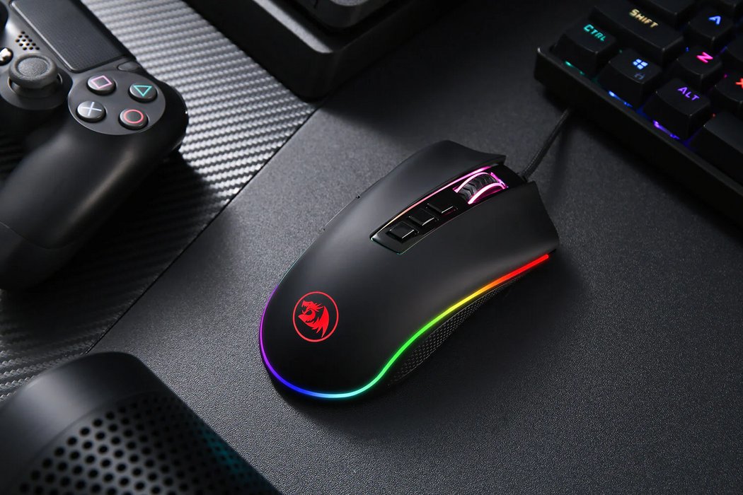 Redragon Wired M711-2 COBRA Gaming Mouse [12400 DPI] - Black