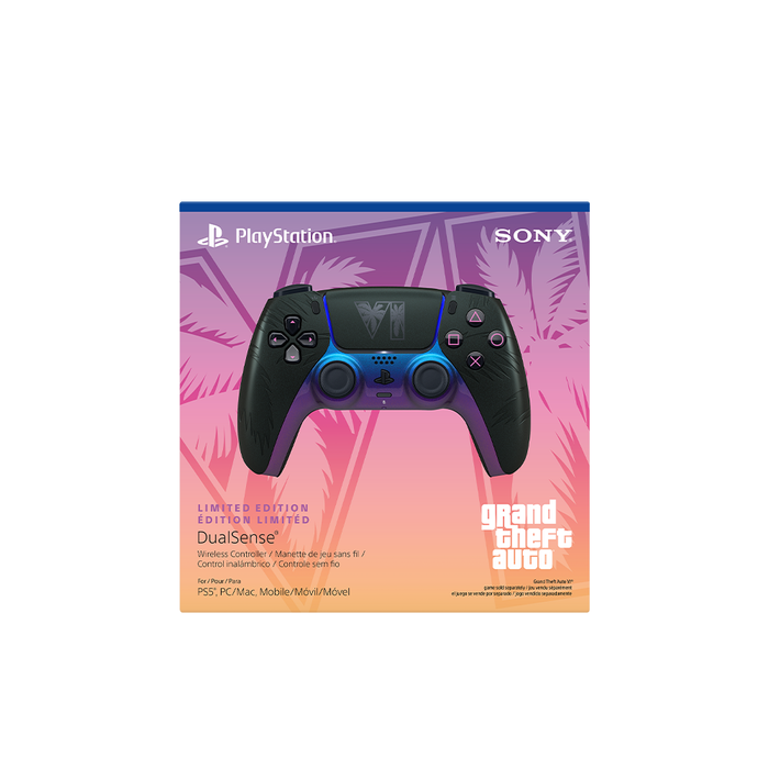 [PRE-ORDER] PlayStation Wireless DualSense Controller for PS5 - Grand Theft Auto VI Black Limited Edition [Release Date: November 19, 2026]