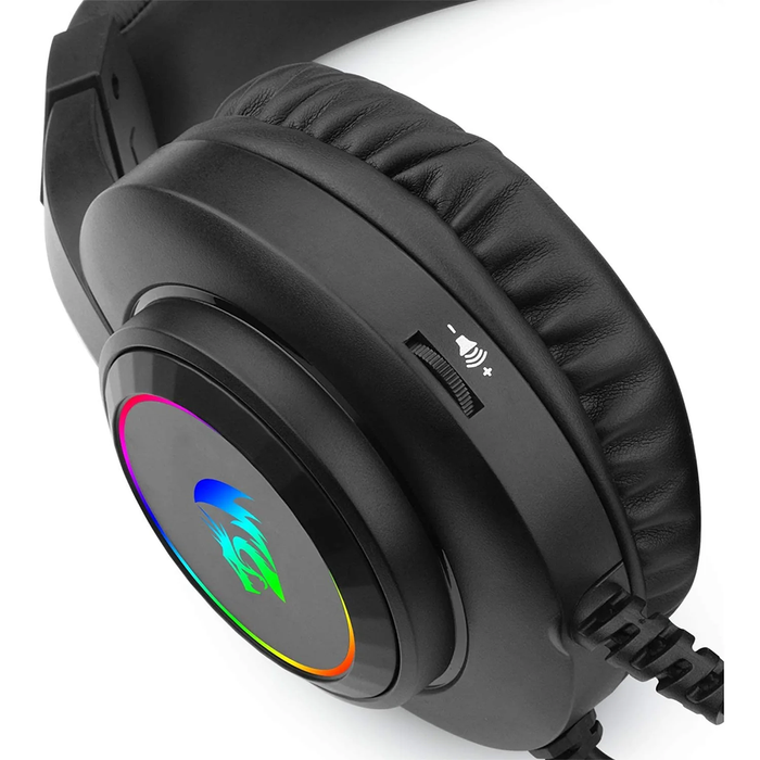 Redragon Wired H260RGB HYLAS Gaming Headset - Black