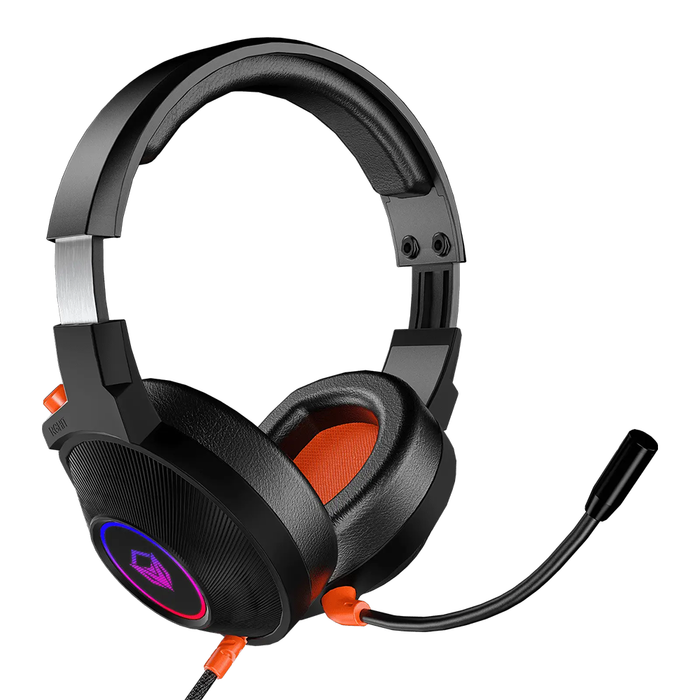 Meetion HP012 USB Gaming Headset - Black + Orange