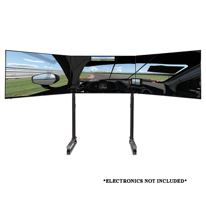 Next Level Racing Round Tube Free Standing Triple Monitor Stand [R011]