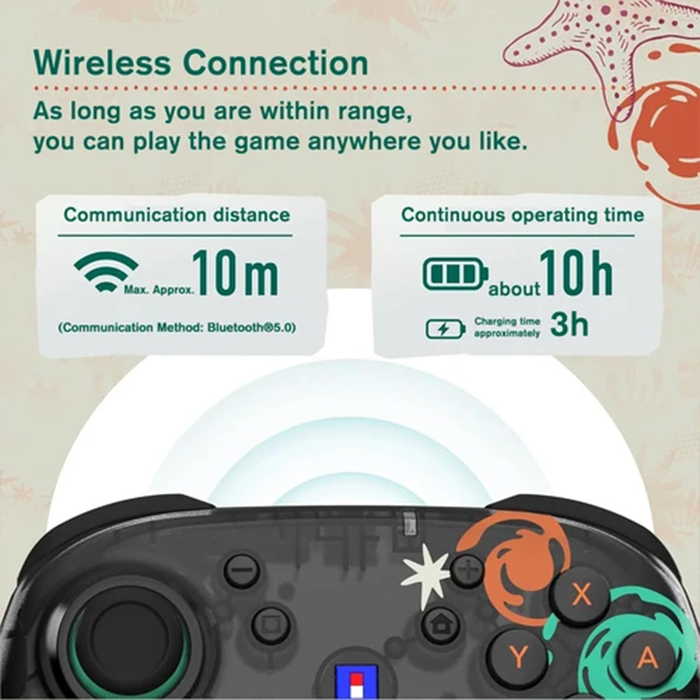 Hori Wireless Horipad Turbo for Nintendo Switch 2-Splatoon Raiders [NSX-239A]