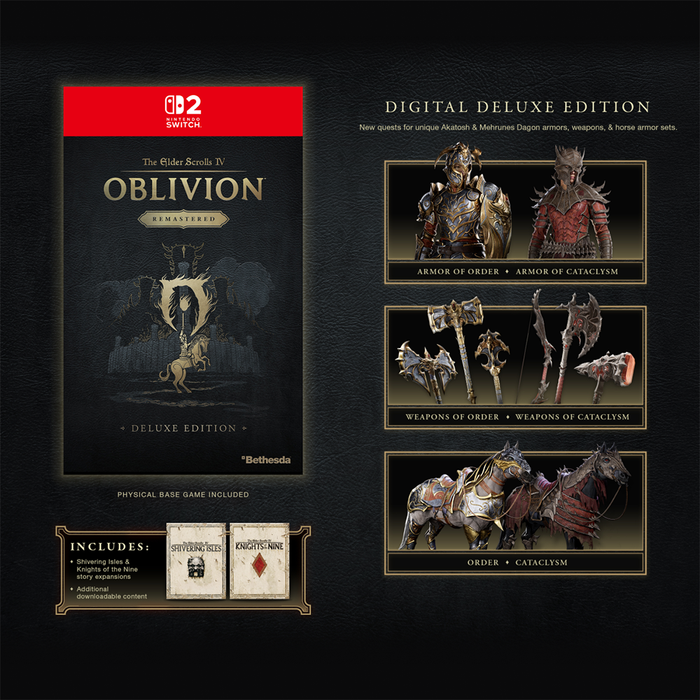 Nintendo Switch 2 The Elder Scrolls IV: Oblivion Remastered Deluxe Edition (ASI)