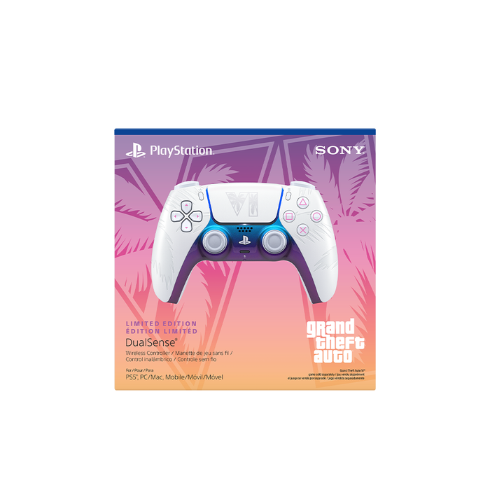 [PRE-ORDER] PlayStation Wireless DualSense Controller for PS5 - Grand Theft Auto VI White Limited Edition [Release Date: November 19, 2026]