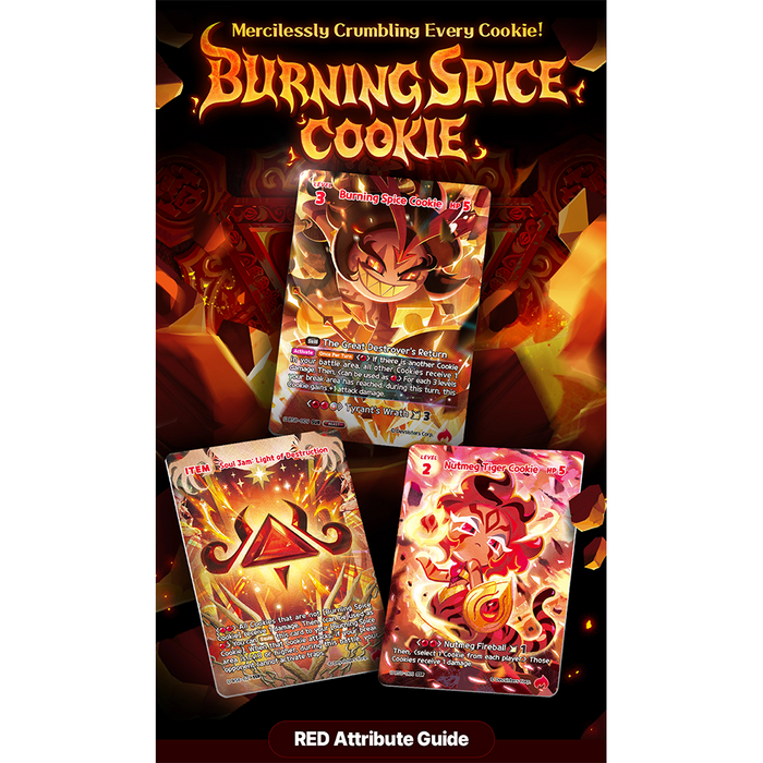 CookieRun Braverse TCG ENG Land of Fire & Ruin, Realm of Apathy Booster Box (30Packs)