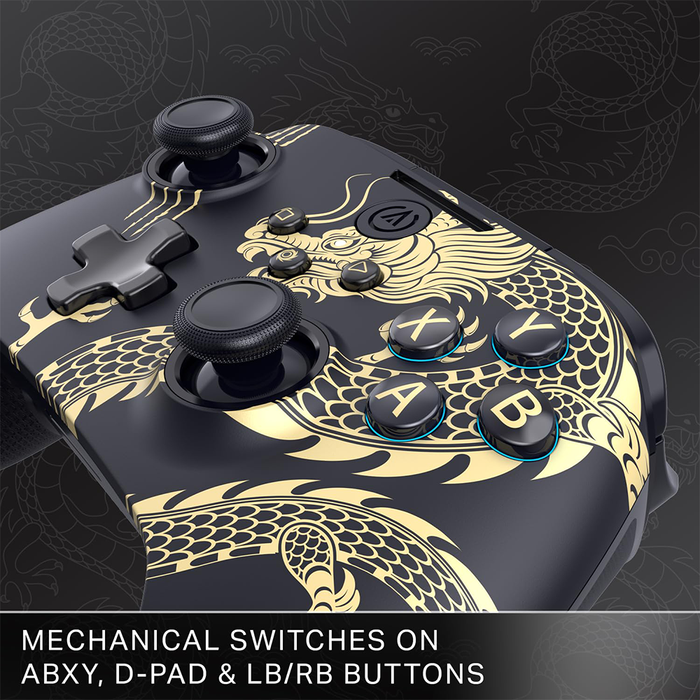 PowerA Wireless Battle Dragon Advance Controller for PC - Golden Dragon