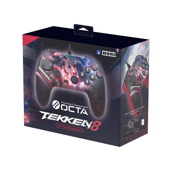 Hori Wired Fighting Commander OCTA for PC - Tekken 8 Edition [HPC-046A]