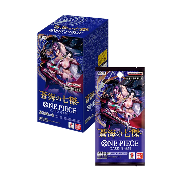 One Piece TCG JPN Booster Box - The Azure Sea`s Seven - [OP-14] (24 Packs)