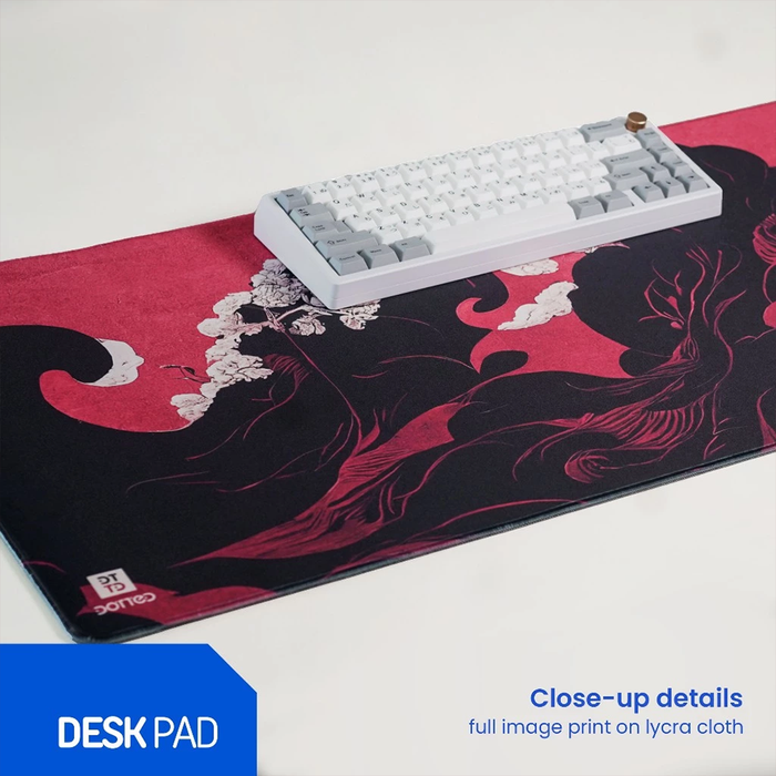 Dotted Desk Pad - Crimson (900x400x4mm)