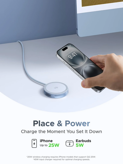 UGreen Qi2 25W Magnetic Wireless Charger [W753/55959]