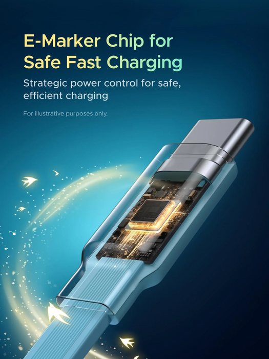 UGreen Nexode USB-C to USB-C Fast Charging Retractable Cable 1M [L531/65904SR]