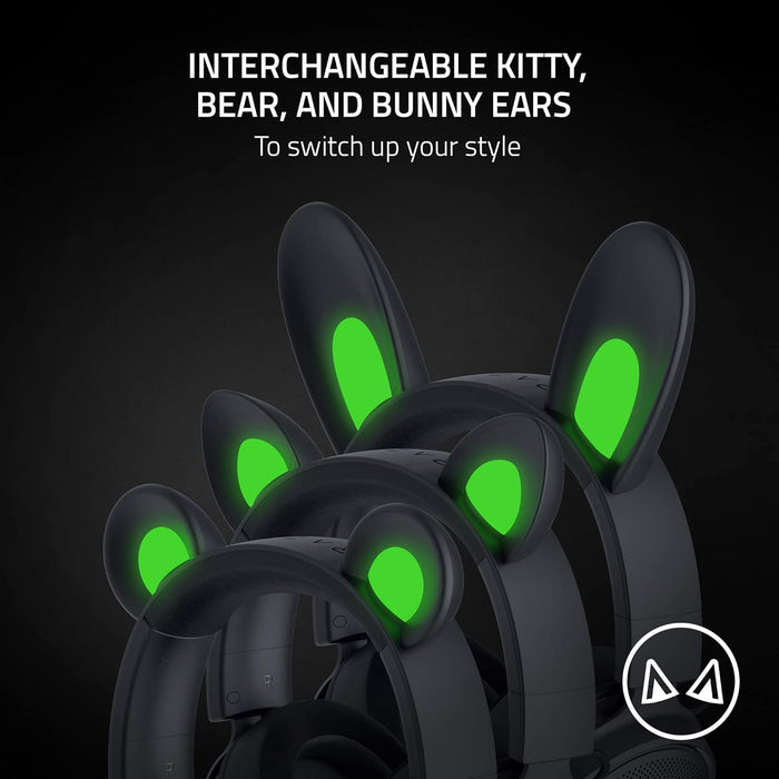 Razer Kraken Kitty V2 Pro RGB Headset with Interchangeable Ears