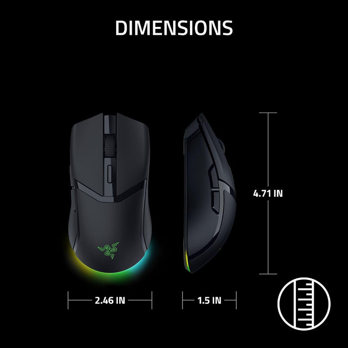 Razer Wireless Cobra HyperSpeed Lightweight Customizable Gaming Mouse - Black [01-05570100-R3A1]