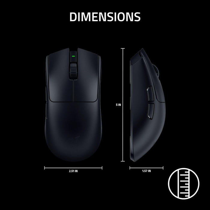 Razer Wireless Viper V3 Pro  Ultra-Lightweight HS E-Sports Mouse - Black [01-05120100-R3A1]