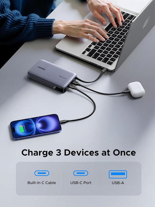 UGreen 145W Power Bank with Built-in Cable [PB551/55992B]