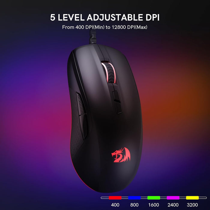 Redragon M718-AIR Stormrage Air RGB Wired Gaming Mouse