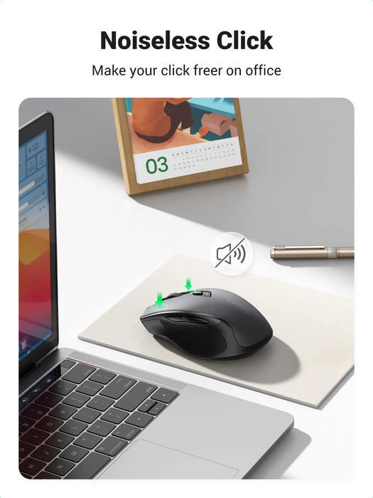 UGreen Ergonomic Wireless BT Mouse [MU006/90855]