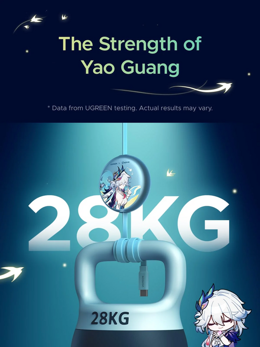 UGreen Nexode USB-C to USB-C Fast Charging Retractable Cable 1M [L531/65904SR]