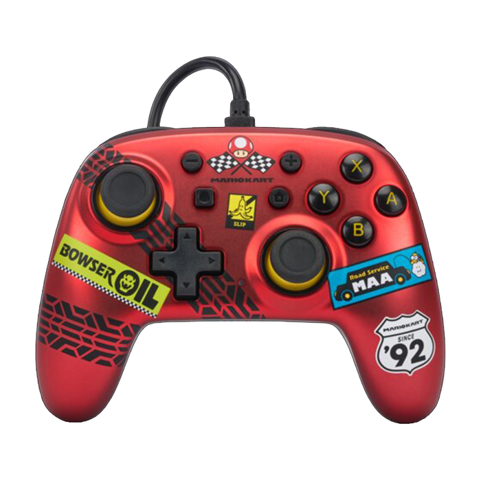 PowerA Wired Nano Controller for NS - Mario Kart Racer Red