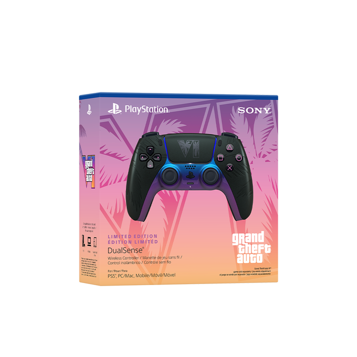 [PRE-ORDER] PlayStation Wireless DualSense Controller for PS5 - Grand Theft Auto VI Black Limited Edition [Release Date: November 19, 2026]