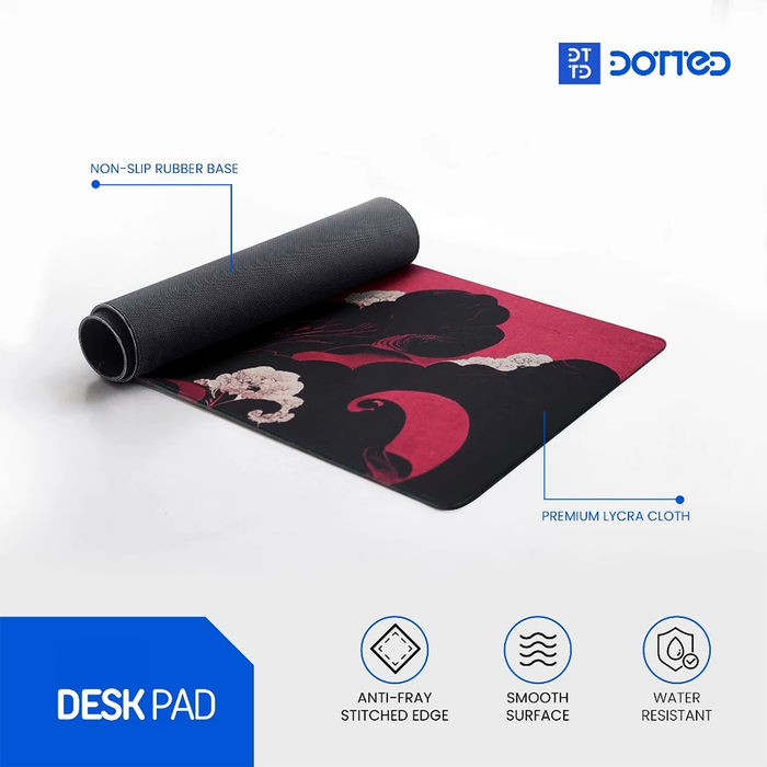 Dotted Desk Pad - Crimson (900x400x4mm)