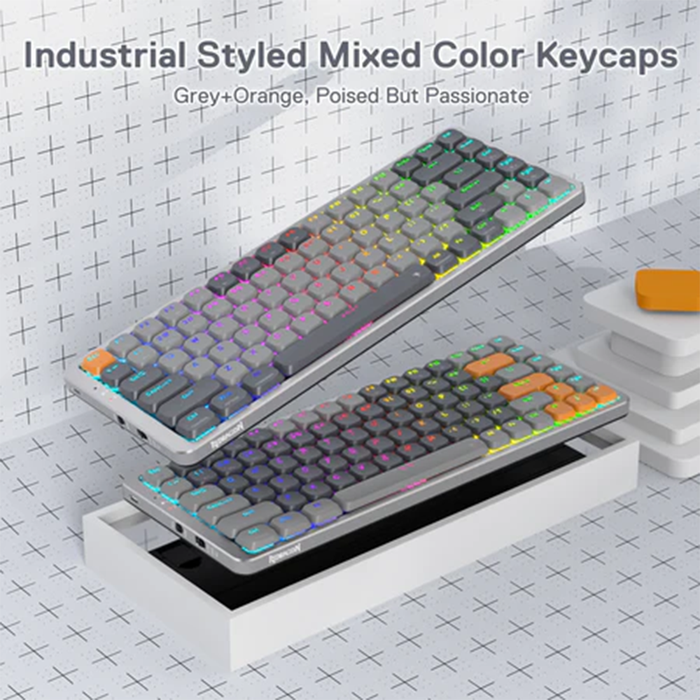 Redragon K652GGRGBPRO Keyboard Azure (Red Switch) — GAMELINE