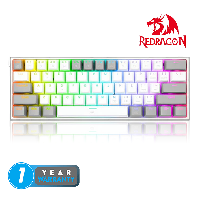 Redragon Wired K617 FIZZ 61 Keys Gaming Keyboard