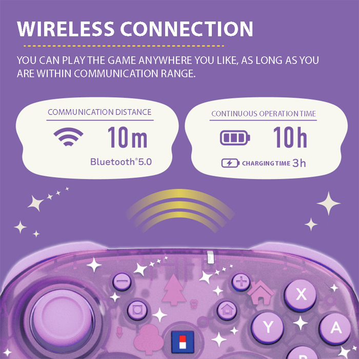 Hori Wireless Horipad Turbo for Nintendo Switch 2 - Celeste and the Starry Night [NSX-193A]