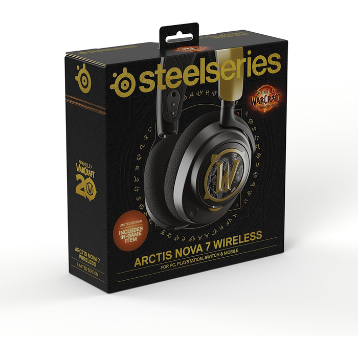 SteelSeries Wireless Arctis Nova 7 Gaming Headset - World of Warcraft Edition [61558]