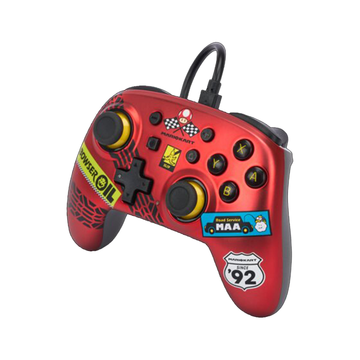 PowerA Wired Nano Controller for NS - Mario Kart Racer Red