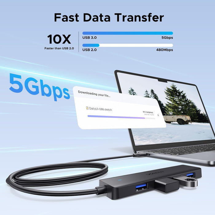 UGreen 4-Port USB 3.2 Gen 1 Hub [CM219/65258]