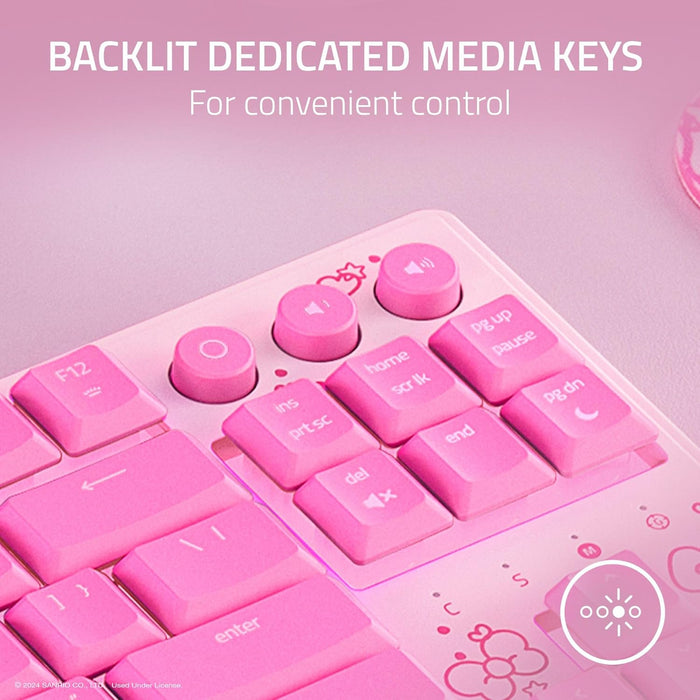 Razer Wired Ornata V3 TKL Compact Profile Gaming Keyboard [RZ03-04881900-R3M1] - Hello Kitty and Friends